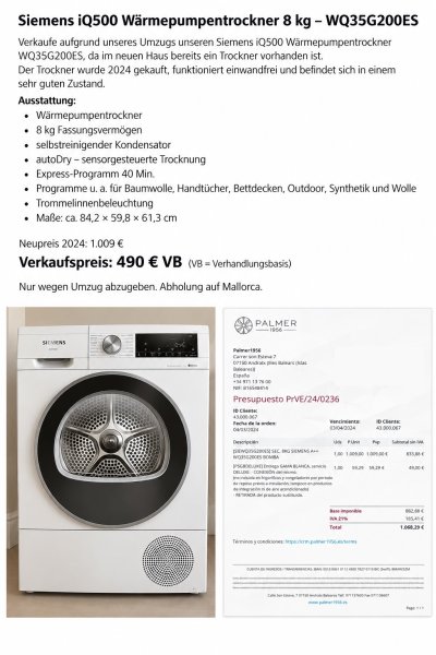 Wäschetrockner / Wärmepumpentrockner