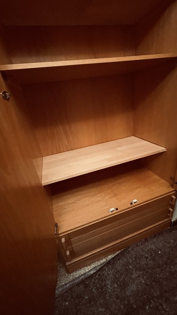 Wandschrank 2-teilig H 2,50 m x 1 m x 60 cm tief