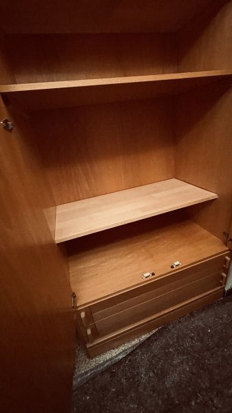 Wandschrank 2-teilig H 2,50 m x 1 m x 60 cm tief