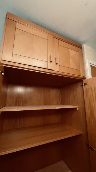 Wandschrank 2-teilig H 2,50 m x 1 m x 60 cm tief