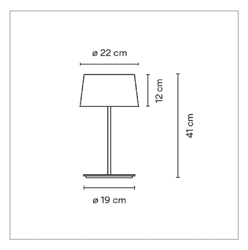 WARM TABLE LAMP Tischlampe Leuchte von VIBIA Spain 490125/00