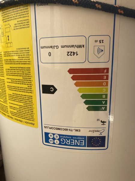 Warmwasserspeicher 80 Ltr. Zu verkaufen