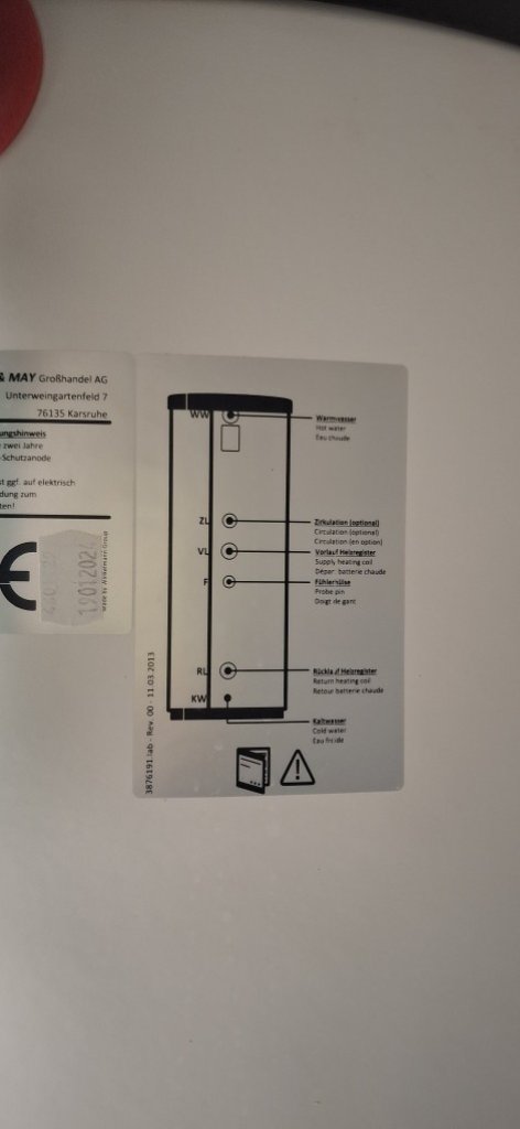 Warmwasserstandspeicher XtraCell 500 Liter