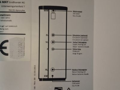 Warmwasserstandspeicher XtraCell 500 Liter