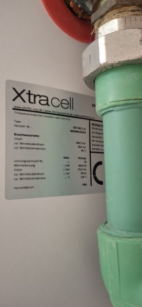 Warmwasserstandspeicher XtraCell 500 Liter
