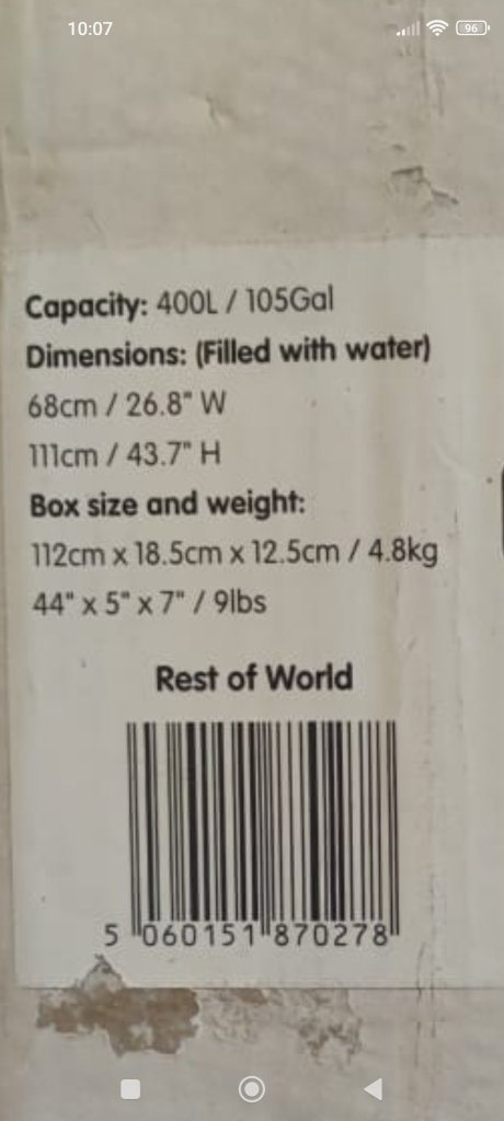 Wassertonne 400l
