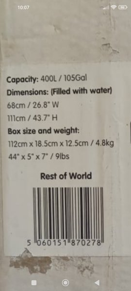 Wassertonne 400l