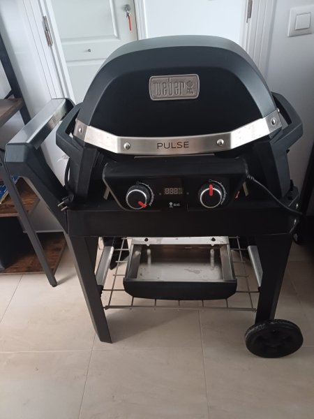 Weber Pulse 2000 mit Rollwagen