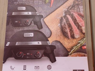 Weber Pulse 2000 mit Rollwagen