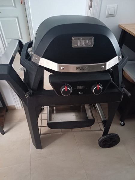 Weber Pulse 2000 mit Rollwagen