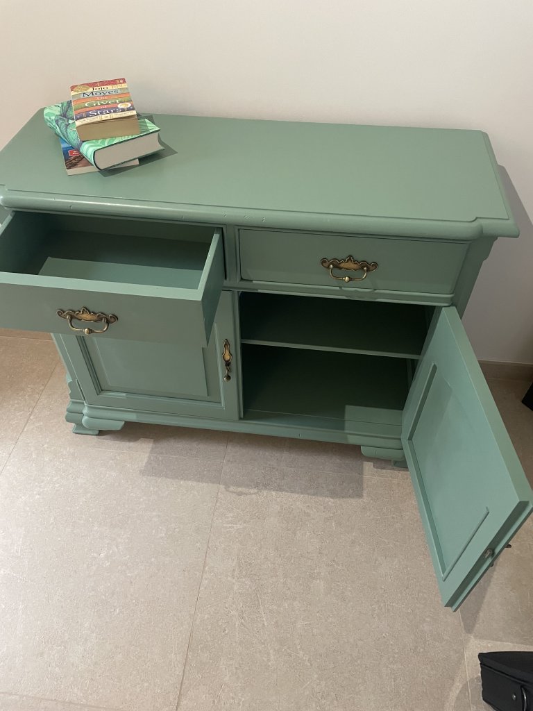 Softwood wardrobe and chest of drawers