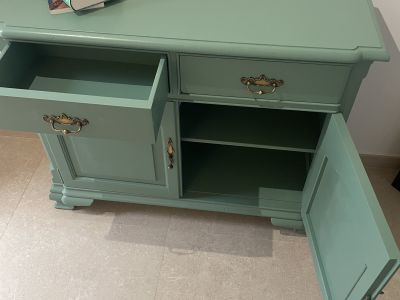 Softwood wardrobe and chest of drawers
