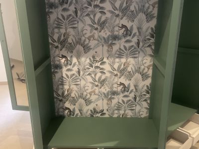 Softwood wardrobe and chest of drawers