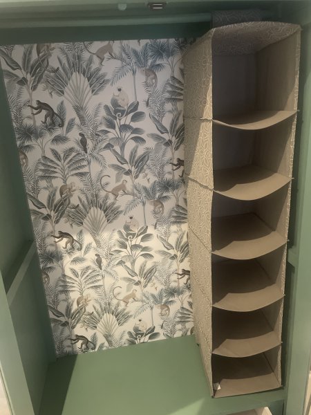 Softwood wardrobe and chest of drawers