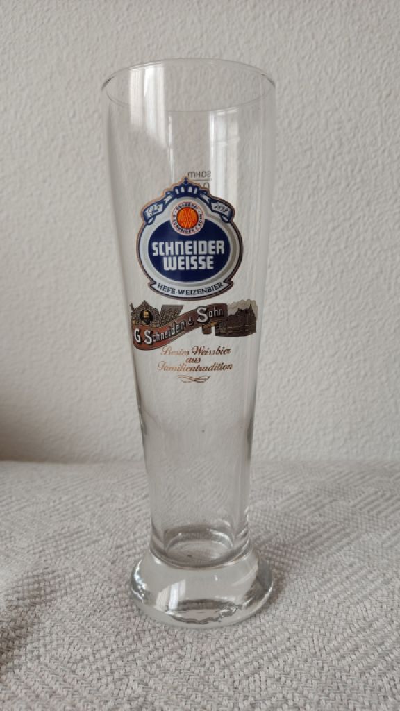 Wheat beer glasses