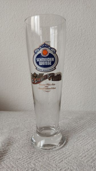 Wheat beer glasses