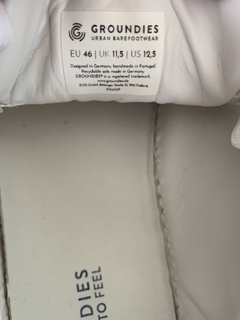 Zapatillas blancas de cuero talla 46