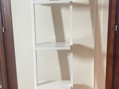 Weißes Leiterregal  5 Ebenen, 181x32x33