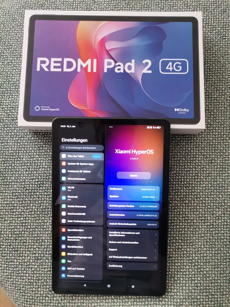 COMO NUEVO Tablet 11" Xiaomi REDMI PAD 2 LTE/4G -Batería 9000mAh-Dolby Atmos - Pantalla 90 Hz