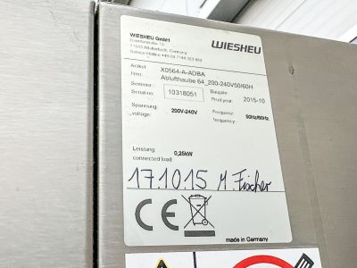 WIESHEU DIBAS 64 Baking Station - USED - TOP PRICE!