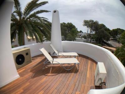 Invierno: Chalet de 2 plantas con calefacción central de gasoil y piscina en Cala Dor -- CH 12 WT