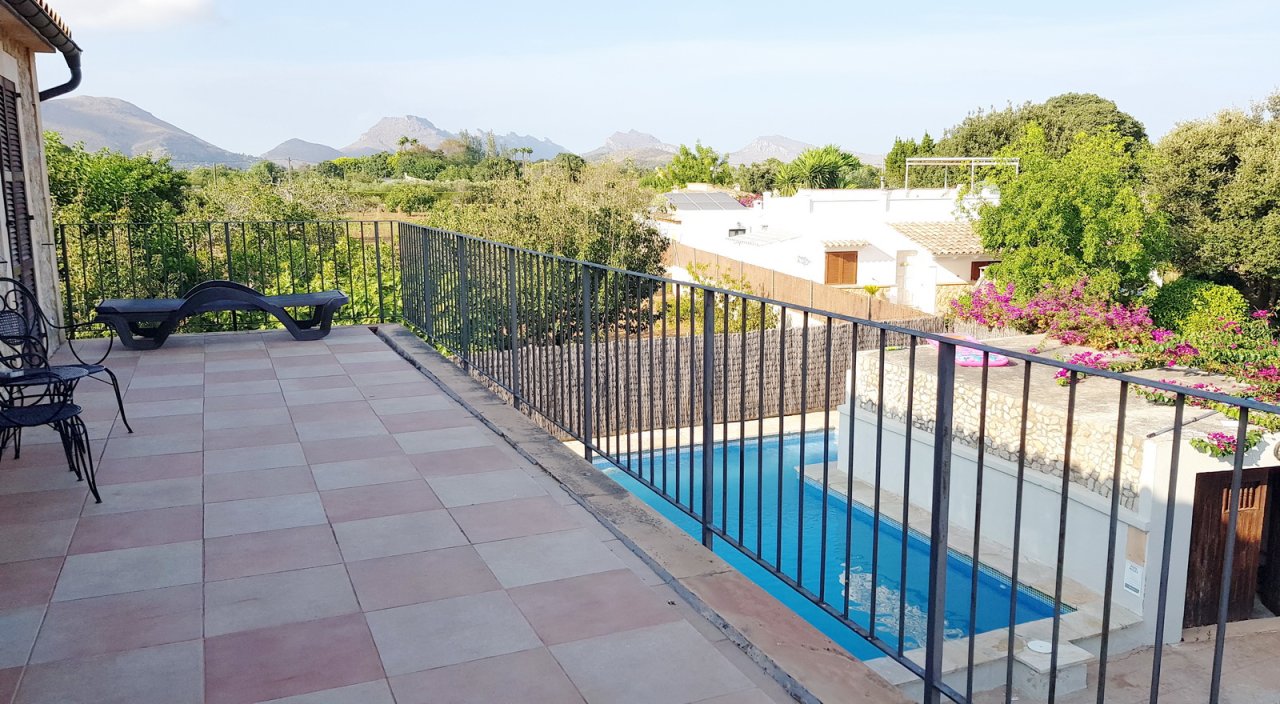 Winter: 2 Etagenfinca mit BBQ, Pool und AC / Kamin bei Pollenca-- F 13 WT