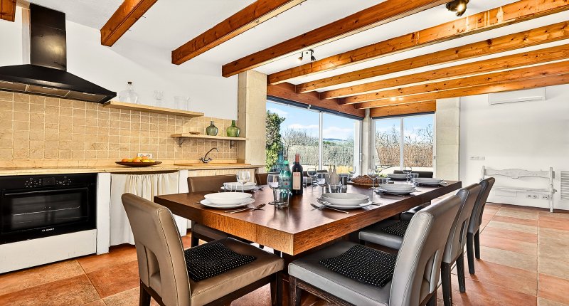 Winter: 2 Etagenfinca mit BBQ, Pool und AC / Kamin bei Pollenca-- F 13 WT