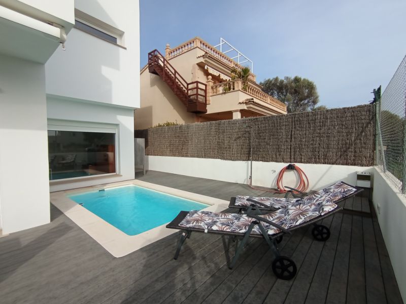 Invierno 26/27: Chalet en planta baja con AC, piscina y terrazas en Sa Ràpita -- CH 20 WT