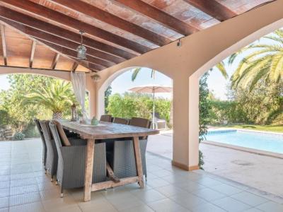 Winter 27 / 28: Ebenerdiges Chalet mit AC und Pool bei Es Carritxo -- CH 17 WT