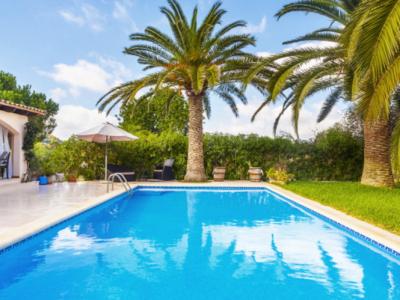 Winter 27 / 28: Ebenerdiges Chalet mit AC und Pool bei Es Carritxo -- CH 17 WT