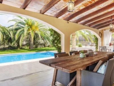 Winter 27 / 28: Ebenerdiges Chalet mit AC und Pool bei Es Carritxo -- CH 17 WT