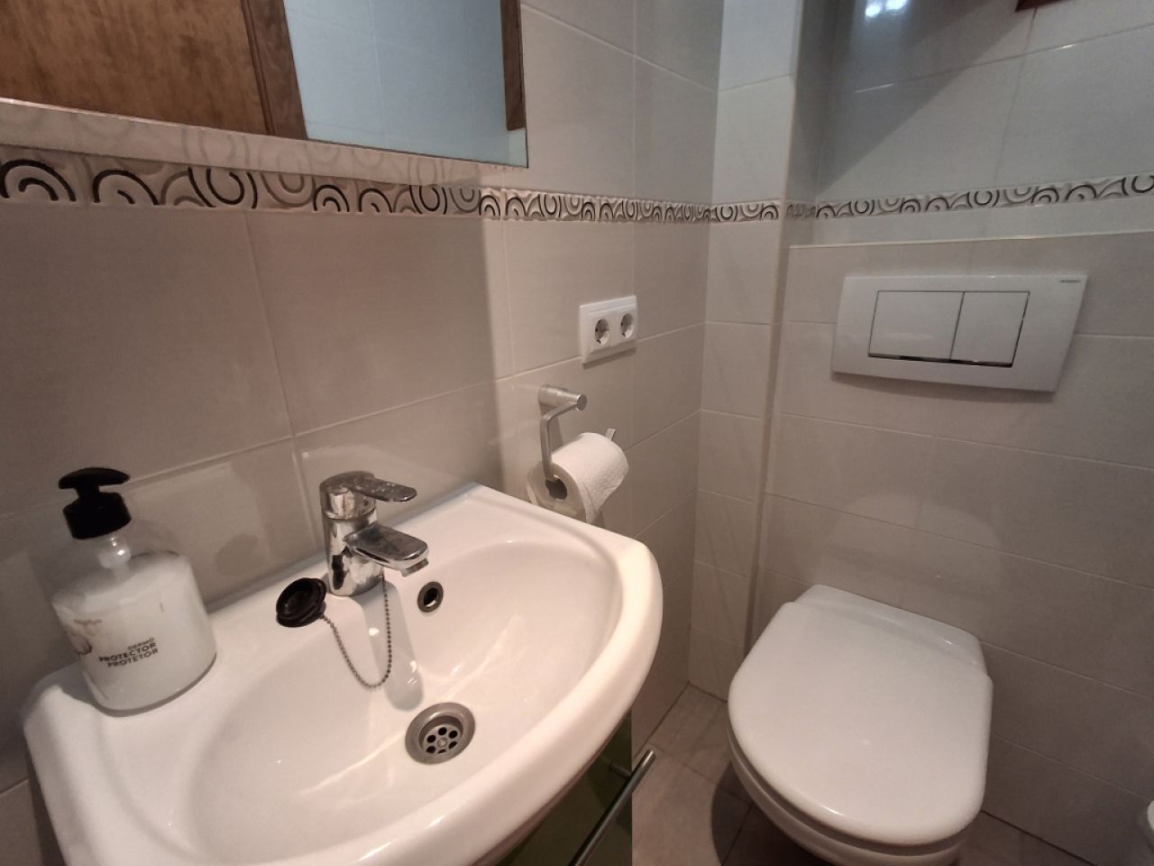 Winter 27 / 28: Helles Apartment mit AC in 1. Linie von Sa Rapita--- AP 03 WT