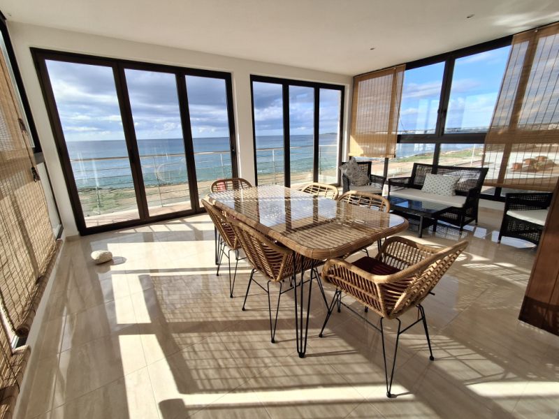 Winter 27 / 28: Helles Apartment mit AC in 1. Linie von Sa Rapita--- AP 03 WT