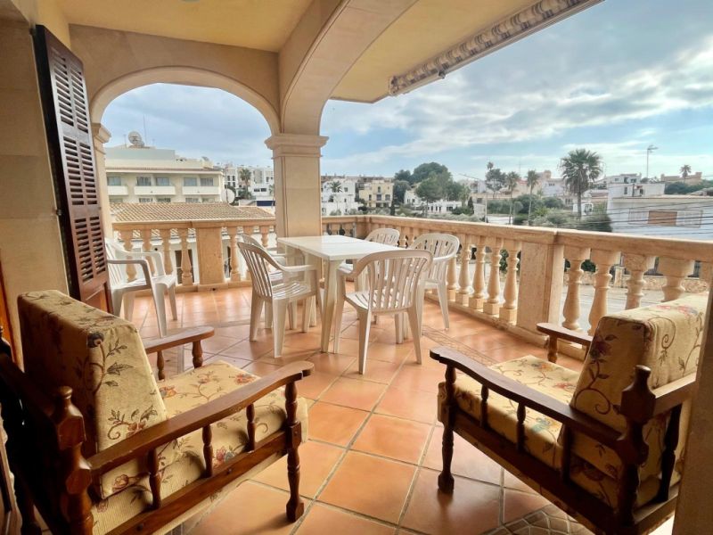 Winter: Apartment in Portocolom with oil central heating and terraces --- AP 20 WT