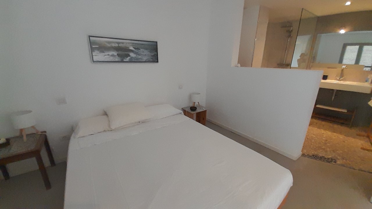 Invierno: Apartamento con ascensor en 1ª línea de la bahía de Gayota en Colonia St Jordi -- AP 15 WT