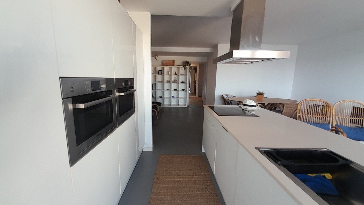 Invierno: Apartamento con ascensor en 1ª línea de la bahía de Gayota en Colonia St Jordi -- AP 15 WT