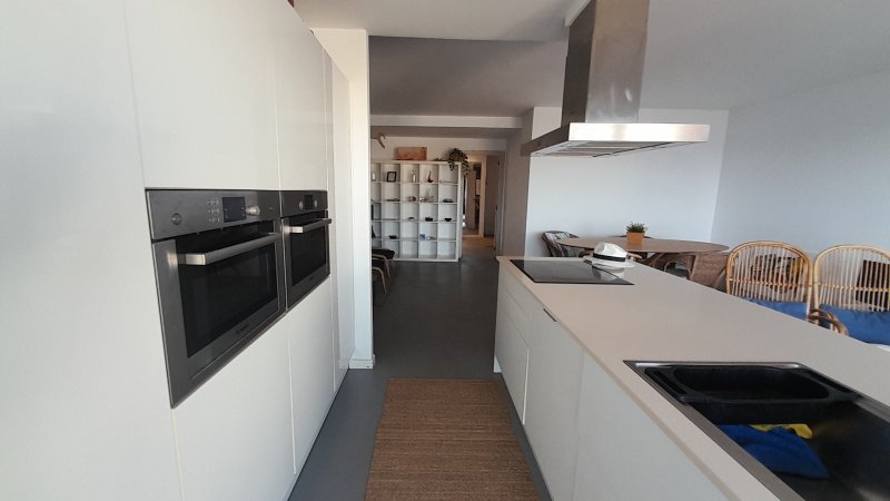 Invierno: Apartamento con ascensor en 1ª línea de la bahía de Gayota en Colonia St Jordi -- AP 15 WT
