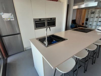 Invierno: Apartamento con ascensor en 1ª línea de la bahía de Gayota en Colonia St Jordi -- AP 15 WT