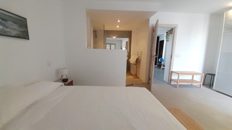 Invierno: Apartamento con ascensor en 1ª línea de la bahía de Gayota en Colonia St Jordi -- AP 15 WT