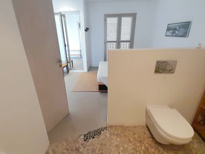 Invierno: Apartamento con ascensor en 1ª línea de la bahía de Gayota en Colonia St Jordi -- AP 15 WT