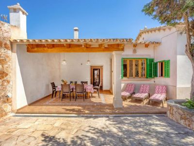 WINTER: Chalet in 1. Coastline with garden, AC, fireplace and pure sea views -- Cala Figuera -- CH 4