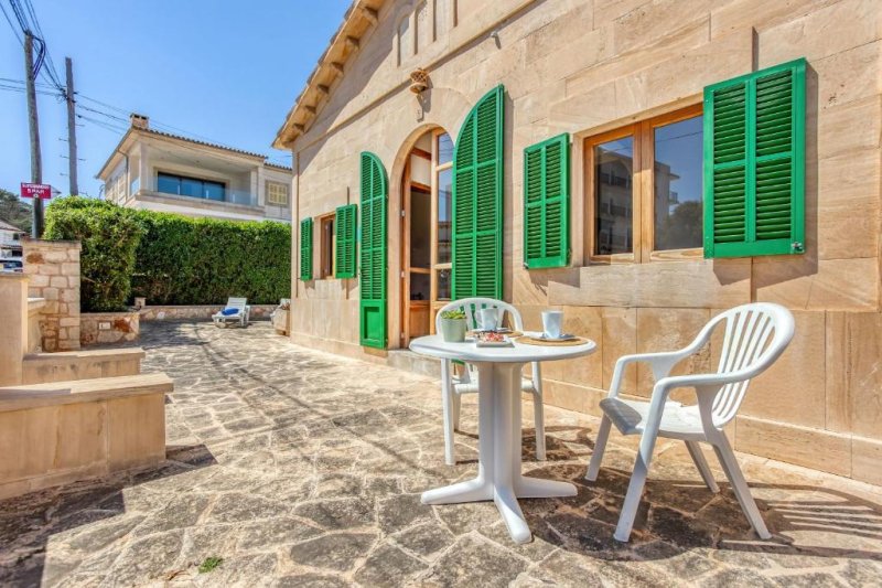 WINTER: Chalet in 1. Coastline with garden, AC, fireplace and pure sea views -- Cala Figuera -- CH 4