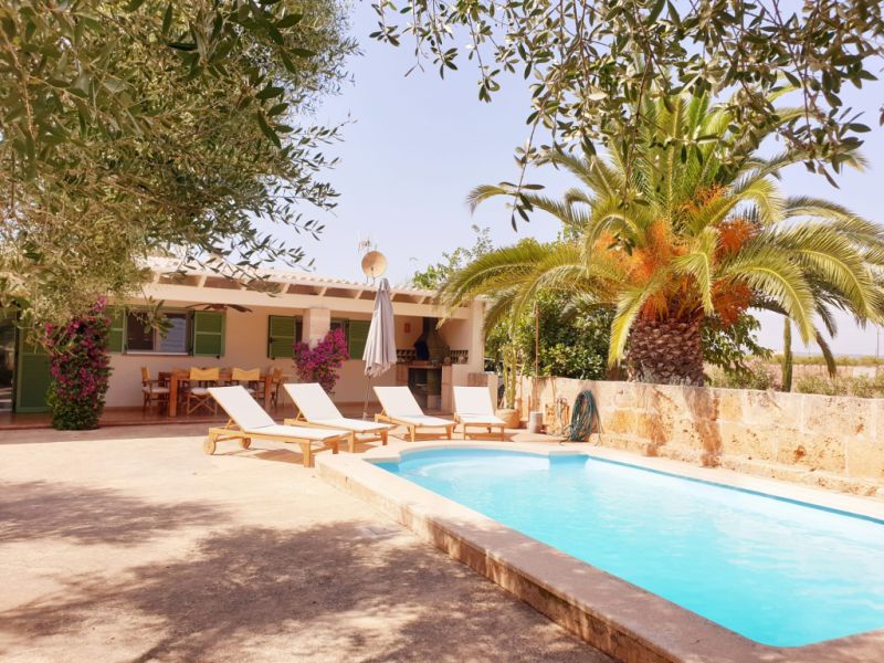 Winter: Single-storey finca with AC and pool near Campos - Es Trenc-- F 34 WT