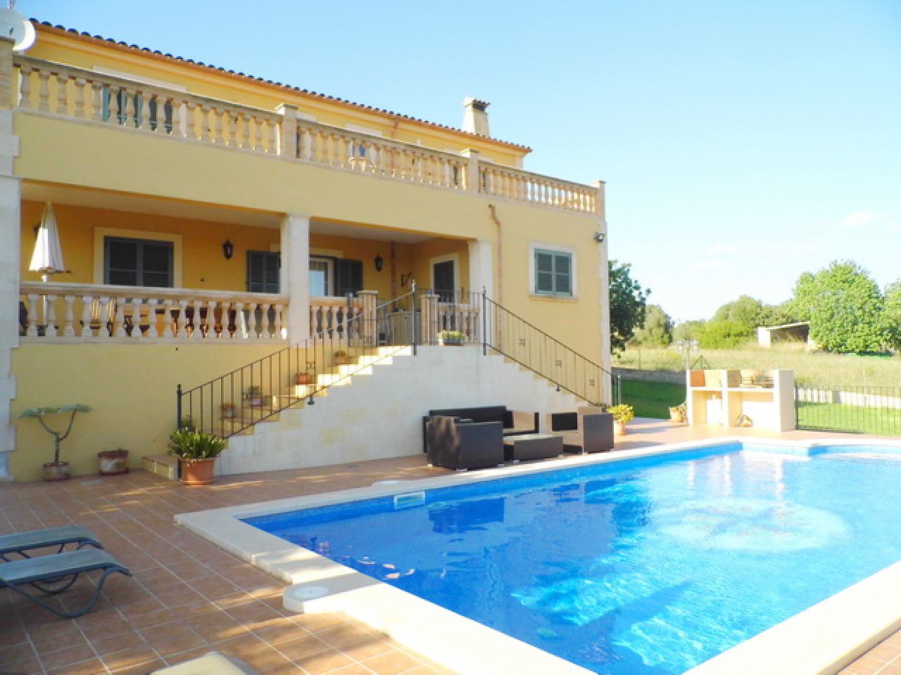 INVIERNO: Acogedora finca con calefacción, piscina en Cas Concos -- F 62 WT