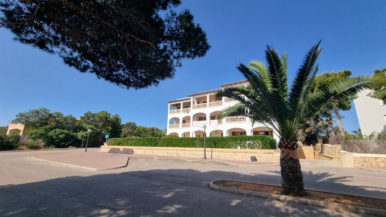 Winter: Bright apartment with heating and terraces on the 1st line of Cala Santanyi - AP 34 WT