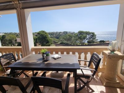 Winter: Bright apartment with heating and terraces on the 1st line of Cala Santanyi - AP 34 WT