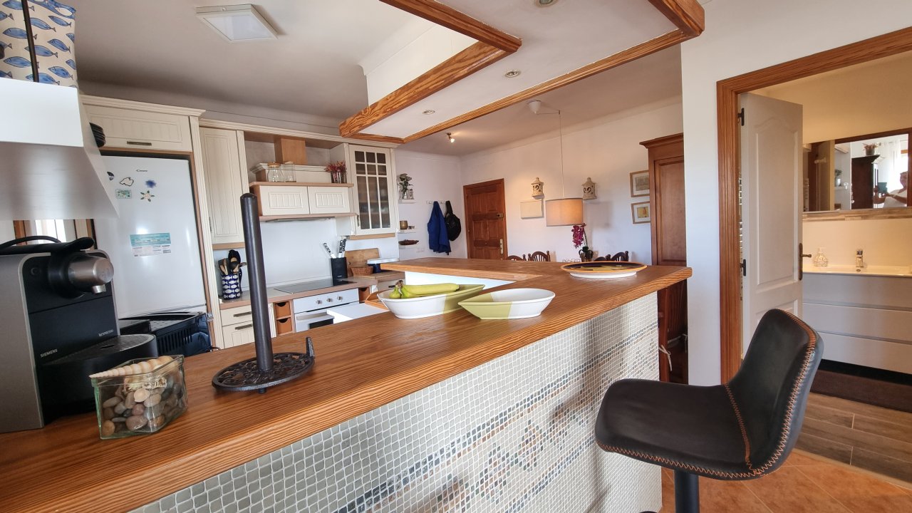 Winter: Bright apartment with heating and terraces on the 1st line of Cala Santanyi - AP 34 WT