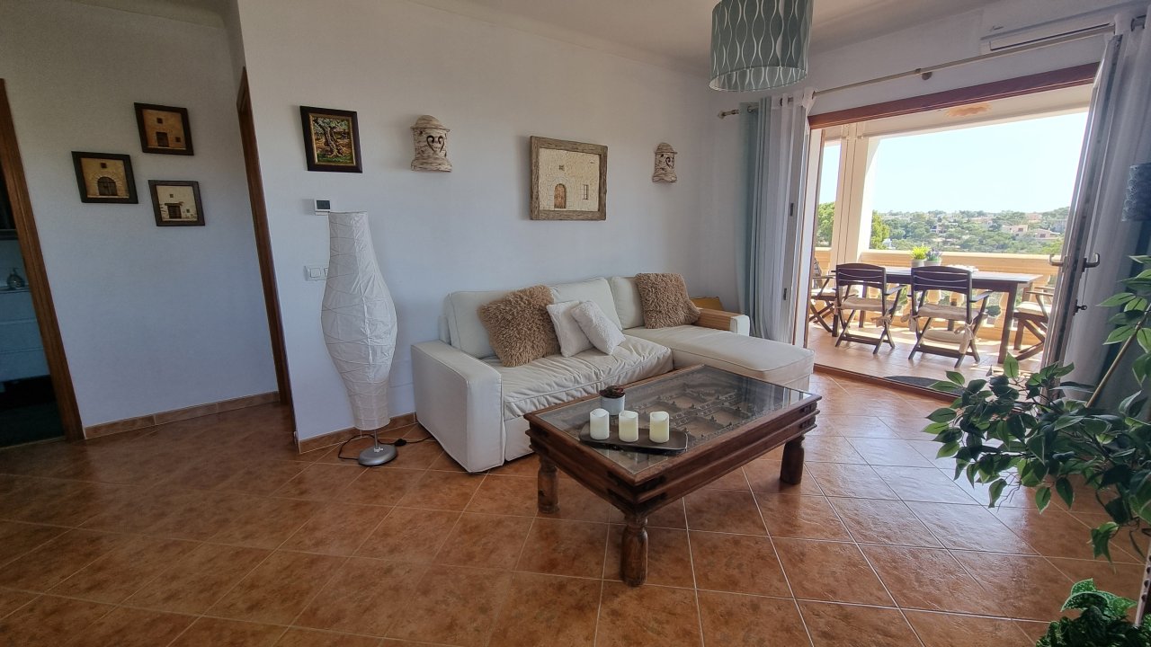 Winter: Bright apartment with heating and terraces on the 1st line of Cala Santanyi - AP 34 WT