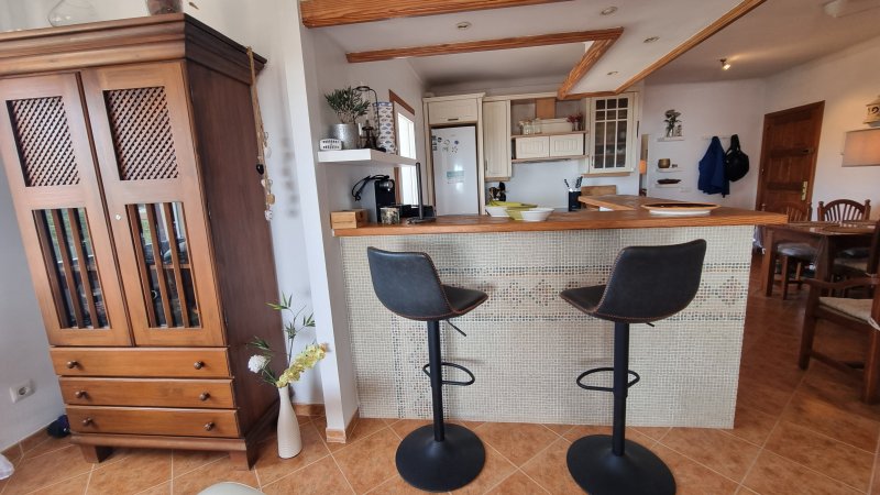 Winter: Bright apartment with heating and terraces on the 1st line of Cala Santanyi - AP 34 WT