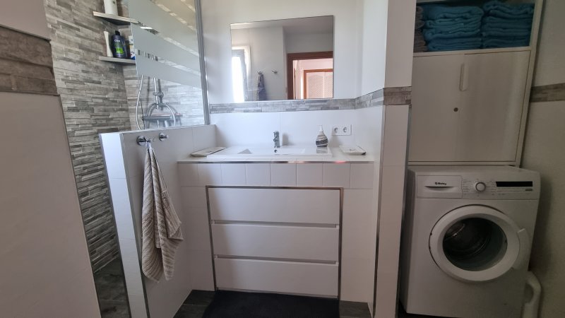 Winter: Bright apartment with heating and terraces on the 1st line of Cala Santanyi - AP 34 WT